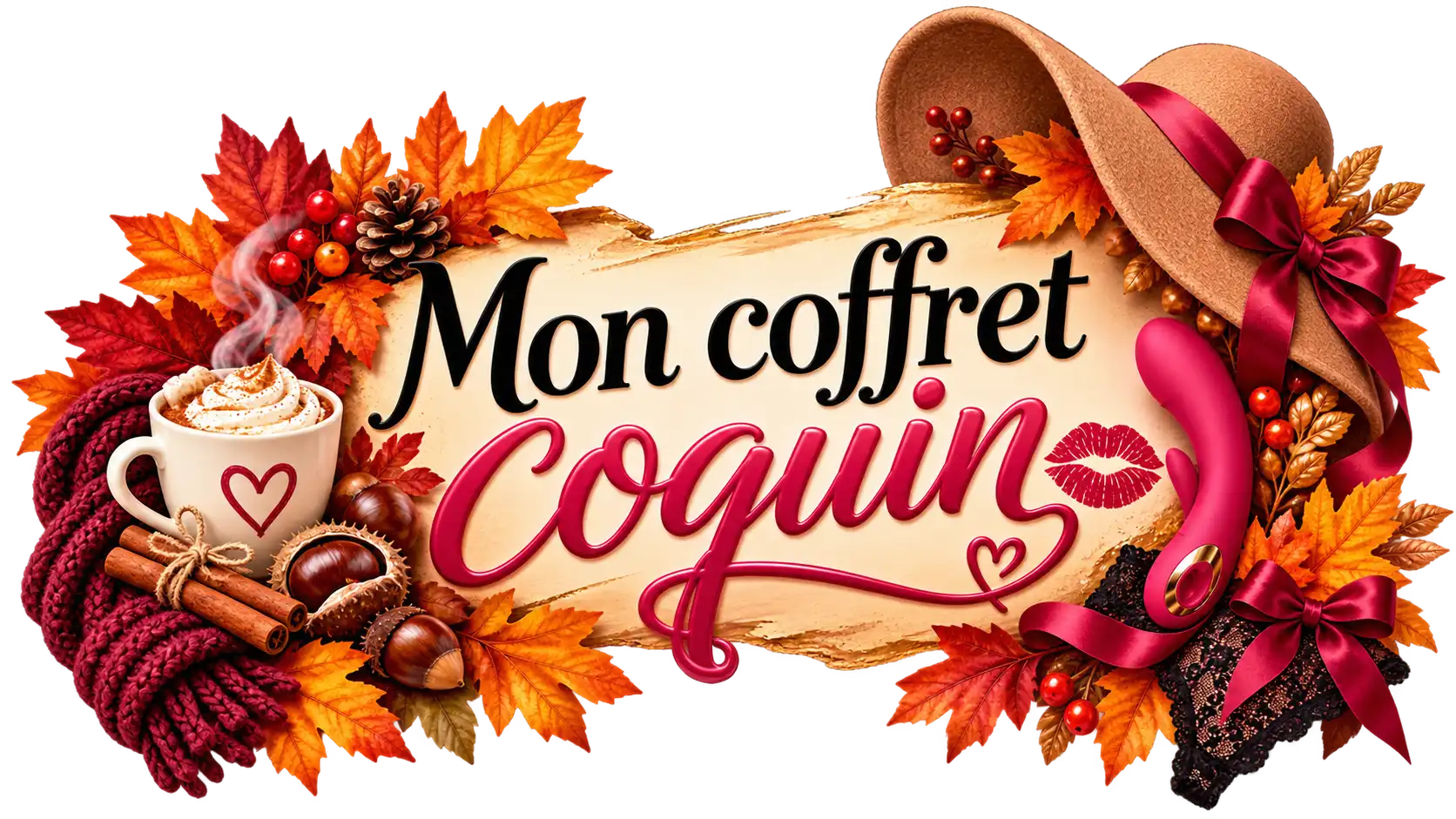 Logo Automne Mon Coffret Coquin