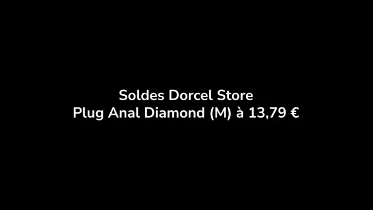 Soldes Dorcel Store Plug Anal Diamond